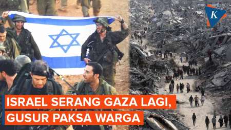 Israel Bombardir Gaza! Warga Palestina Digusur Paksa