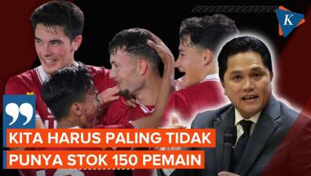 Indonesia Lolos ke Piala Asia U-23, Erick Thohir Soroti Tipisnya Stok Pemain yang Tersedia