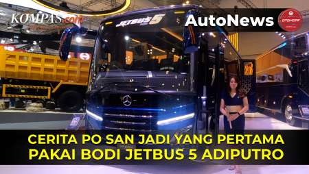 PO SAN Jadi yang Pertama Pakai Bodi Jetbus 5 Adiputro