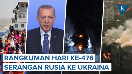 PBB Laporkan Kenaikan Pengungsi Terbesar dan Rudal Hantam Odessa