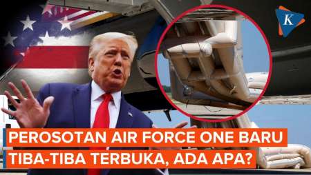 Perosotan Darurat Air Force One Baru Trump Tiba-tiba Terbuka, Ada Apa?