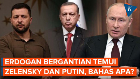 Saat Erdogan Bertemu Zelensky dan Putin, Coba Tengahi Konflik