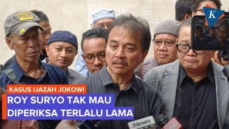 Roy Suryo Ogah Diperiksa Terlalu Lama oleh Penyidik Polda