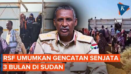 RSF Umumkan Gencatan Senjata 3 Bulan Setelah Puluhan Ribu Warga Sudan Mengungsi