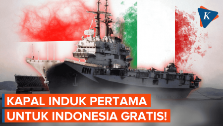 Free! Indonesia Tak Keluar Biaya Boyong Kapal Induk Garibaldi