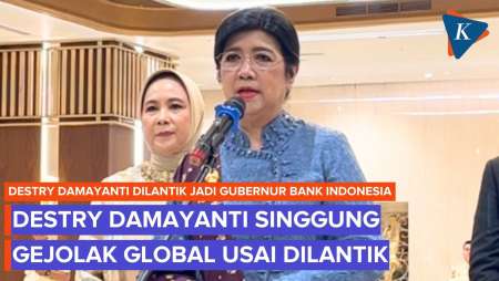 Destry Damayanti Sebut Gejolak Global Pengaruhi Kebijakan Bank Indonesia
