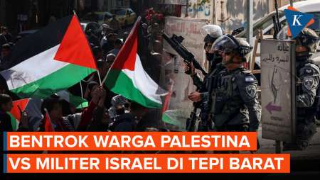 Bentrok Warga Palestina dengan Militer Israel di Tepi Barat Meluas