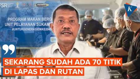 Ditjen Pas Punya 70 Lokasi Dapur MBG di Lapas dan Rutan Seluruh Indonesia