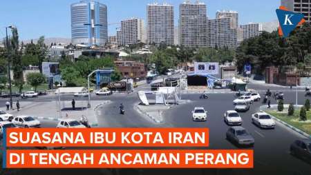 Suasana Teheran Saat AS-Iran Kembali Saling Serang