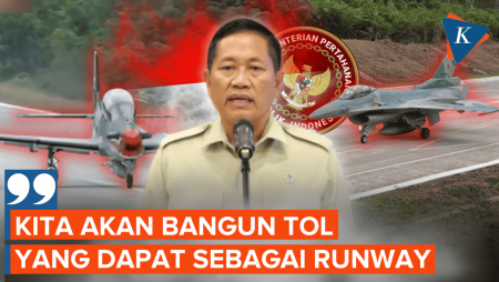 Kemhan Akan Bangun Tol Yang Bisa Untuk Landasan Jet Tempur