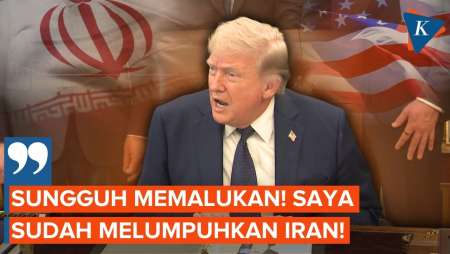 Trump Emosi Saat Dicecar Wartawan Soal Tekanan Akhiri Perang Iran