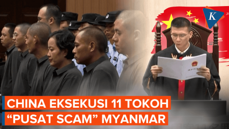 Potret 11 Anggota Geng Scammer Myanmar Yang Dieksekusi Mati Di China