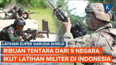 Indonesia Gelar Latihan Militer Super Garuda Shield, AS Kirim 1.800…