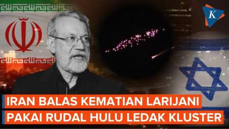 Balas Kematian Ali Larijani, Rudal Kluster Iran Tewaskan Warga Israel