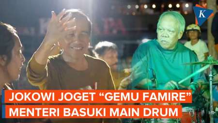 Momen Jokowi Menari 