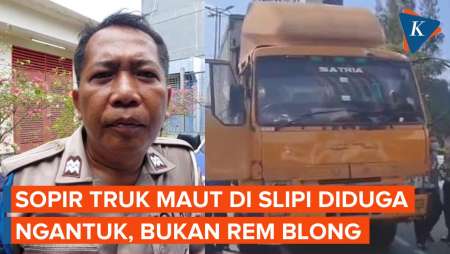 Bukan Rem Blong, Kecelakaan Beruntun di Slipi Diduga akibat Sopir Truk Mengantuk