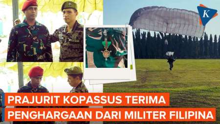 Heroik! Prajurit Kopassus Selamatkan Tentara Filipina di Udara
