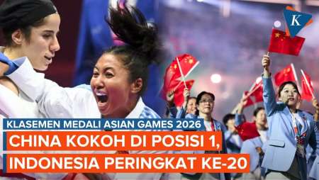Update Klasemen Medali Asian Games 2026: China Di Puncak, Indonesia Posisi 20