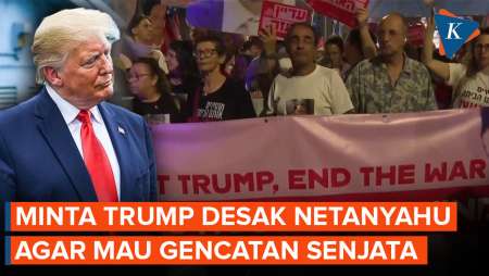 Keluarga Sandera Israel di Gaza Berunjuk Rasa di Luar Kedutaan AS di Tel Aviv