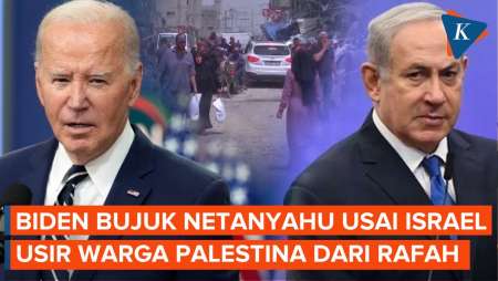 Israel Perintahkan Warga Rafah Mengungsi, Biden 
