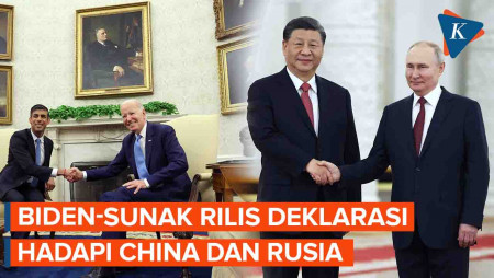 AS-Inggris Umumkan Deklarasi Baru Hadapi China dan Rusia