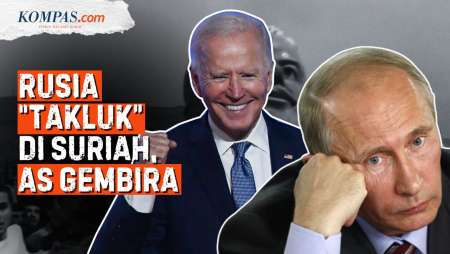 Suriah Jatuh, Rusia Terpukul, Biden Tersenyum