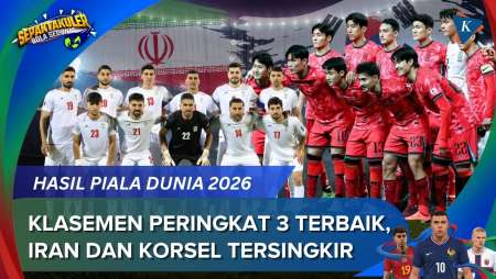 Klasemen Akhir Peringkat 3 Terbaik Piala Dunia 2026, Iran Dan Korsel Tersingkir