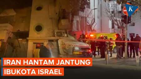 Iran Serang Pusat Kota Tel Aviv Israel