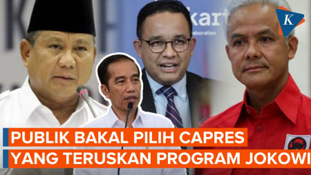 Mayoritas Publik Dinilai Bakal Pilih Capres yang Teruskan Program Jokowi