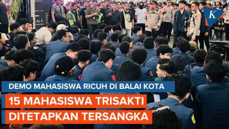 15 Mahasiswa Trisakti Jadi Tersangka Demo di Balai Kota, Satu Masih Buron