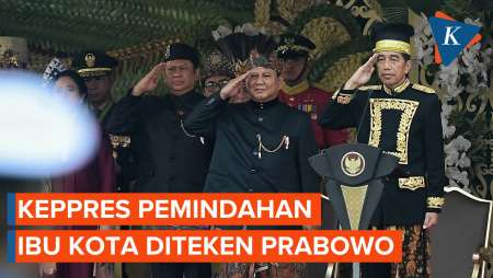 Keppres Pemindahan Ibu Kota Diteken Prabowo