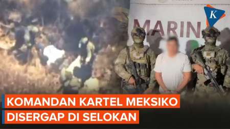 Detik-detik Komandan Kartel Narkoba Jalisco Ditangkap Saat Sembunyi di Selokan