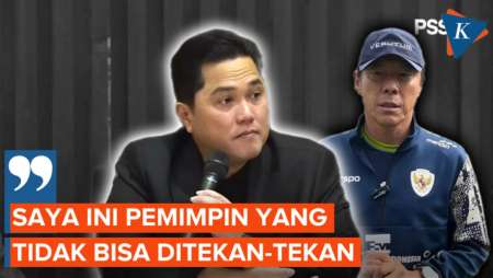 Dituding Ditekan Exco untuk Ganti Pelatih, Erick: Saya Bukan Pemimpin yang Bisa Ditekan