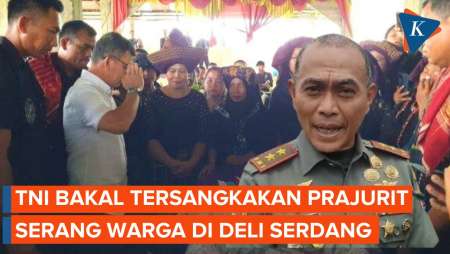 TNI Segera Tetapkan Prajurit Penyerang Warga di Deli Serdang sebagai Tersangka