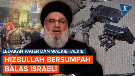 Ledakan Walkie-Talkie Guncang Lebanon, Hizbullah Bersumpah Hukum Israel!