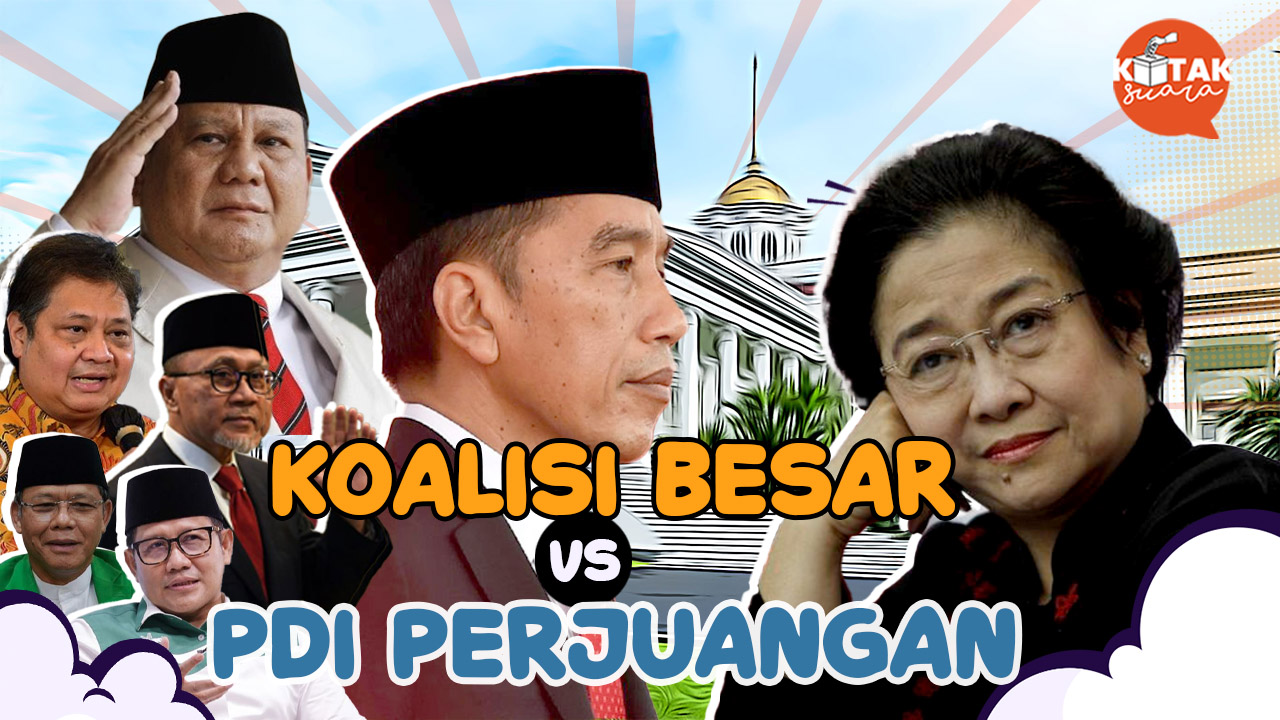 Jokowi, Koalisi Besar,dan Strategi &ldquo;Pengepungan&rdquo; PDI-P untuk Pilpres 2024