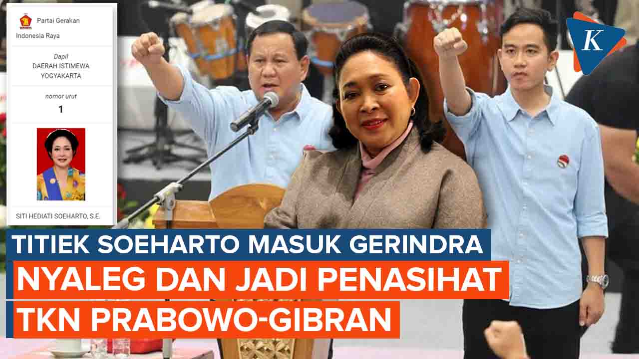 Video Titiek Soeharto Masuk Daftar Caleg Tetap Gerindra Dan Jadi Penasihat Tkn Prabowo Gibran 5023