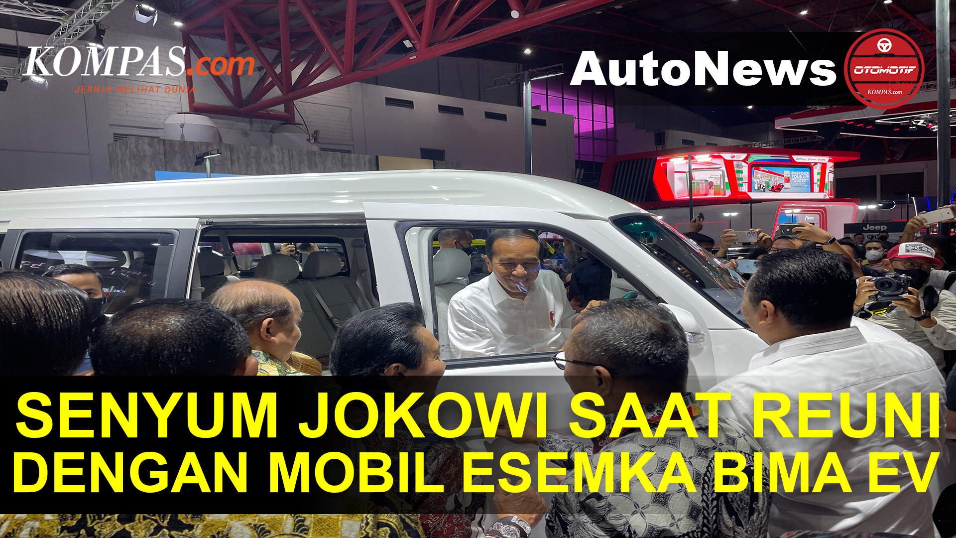 Menyapa Esemka Bima EV di IIMS 2023, Jokowi Bilang Punya Potensi