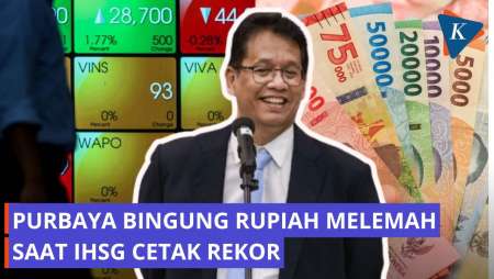 Rupiah Melemah Saat IHSG Cetak Rekor, Purbaya: Ada Yang Aneh