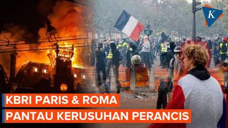 Kerusuhan Demo Perancis: KBRI Paris & Roma Imbau WNI Hindari Kerumunan