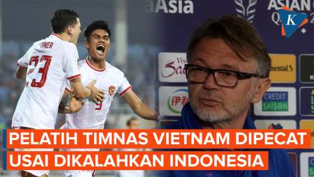 Pelatih Timnas Vietnam Dipecat Usai Kalah Telak dari Timnas Indonesia 0-3