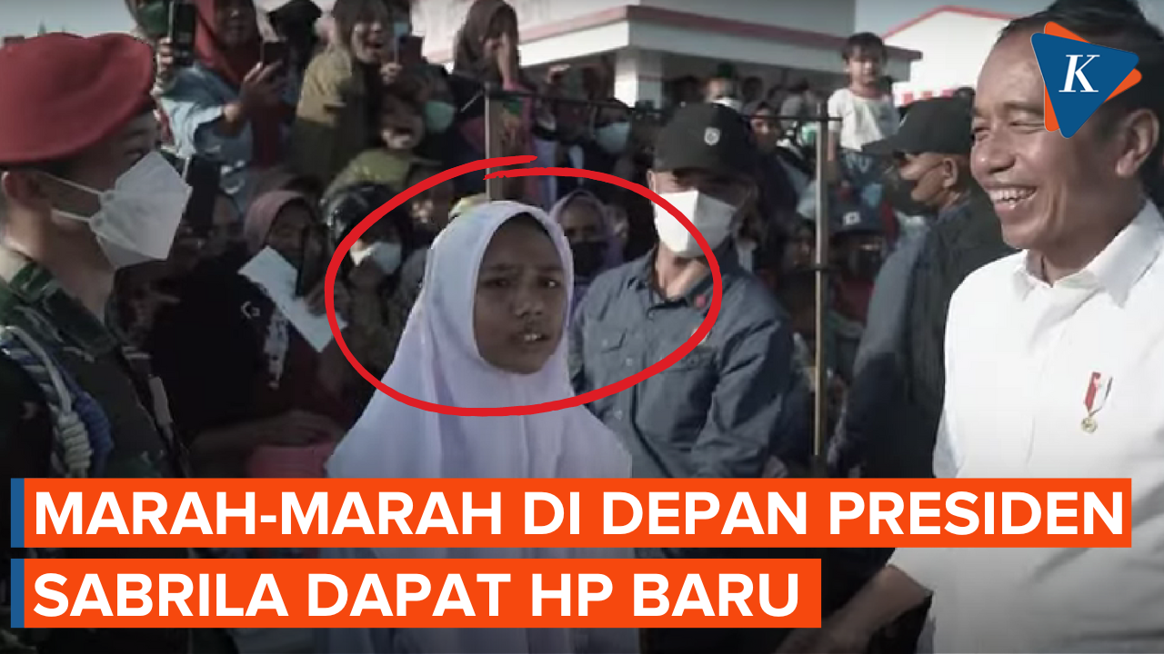 Sempat 'Marahi' Presiden Jokowi karena HP Rusak, Sabrila Dapat HP Baru