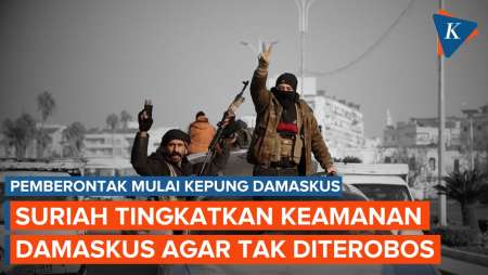 Suriah Tingkatkan Keamanan di Damaskus, Pemberontak Tak Bisa Menerobos