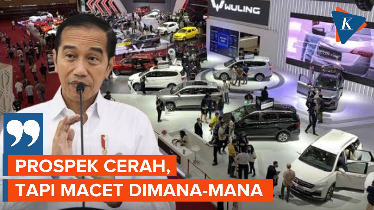Jokowi Curhat, Industri Otomotif Dalam Negeri Meningkat tapi Bikin Macet Makin Parah
