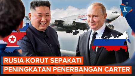 Putin dan Kim Jong Un Sepakati Peningkatan Penerbangan Carter