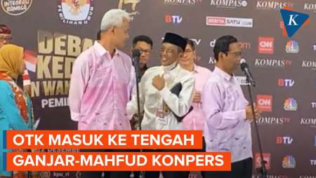 Momen Ganjar Dihampiri Orang Tak Dikenal Usai Debat Cawapres