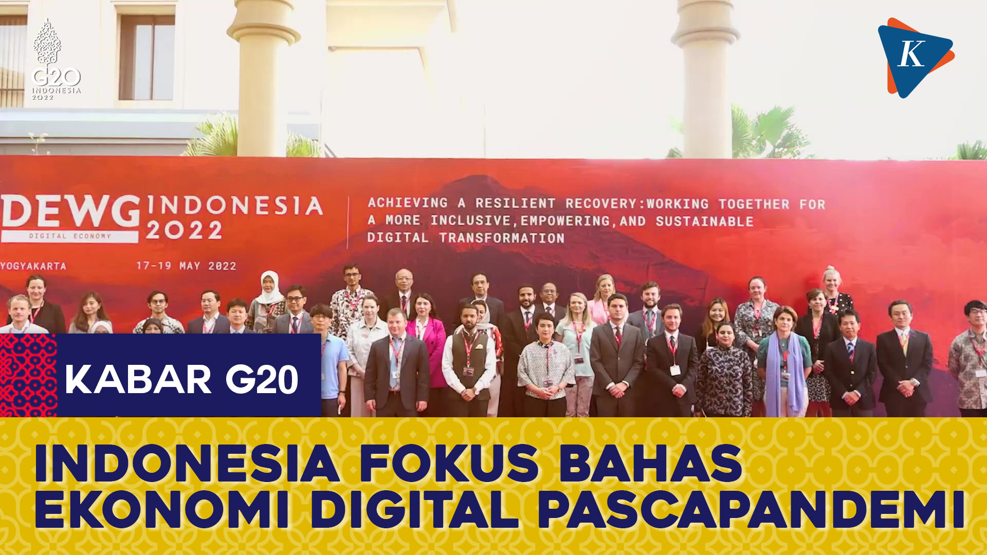 Jelang Puncak DEWG G20, Indonesia Fokus Bahas Ekosistem Digital Pascapandemi