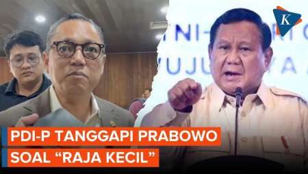 Tanggapan PDI-P soal Prabowo Sebut Ada Raja Kecil