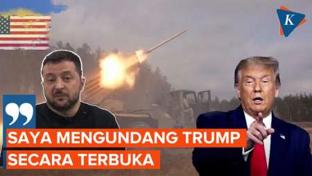 Zelensky Ajak Trump ke Garis Depan Perang Lawan Rusia