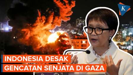 Indonesia Desak Gencatan Senjata di Gaza